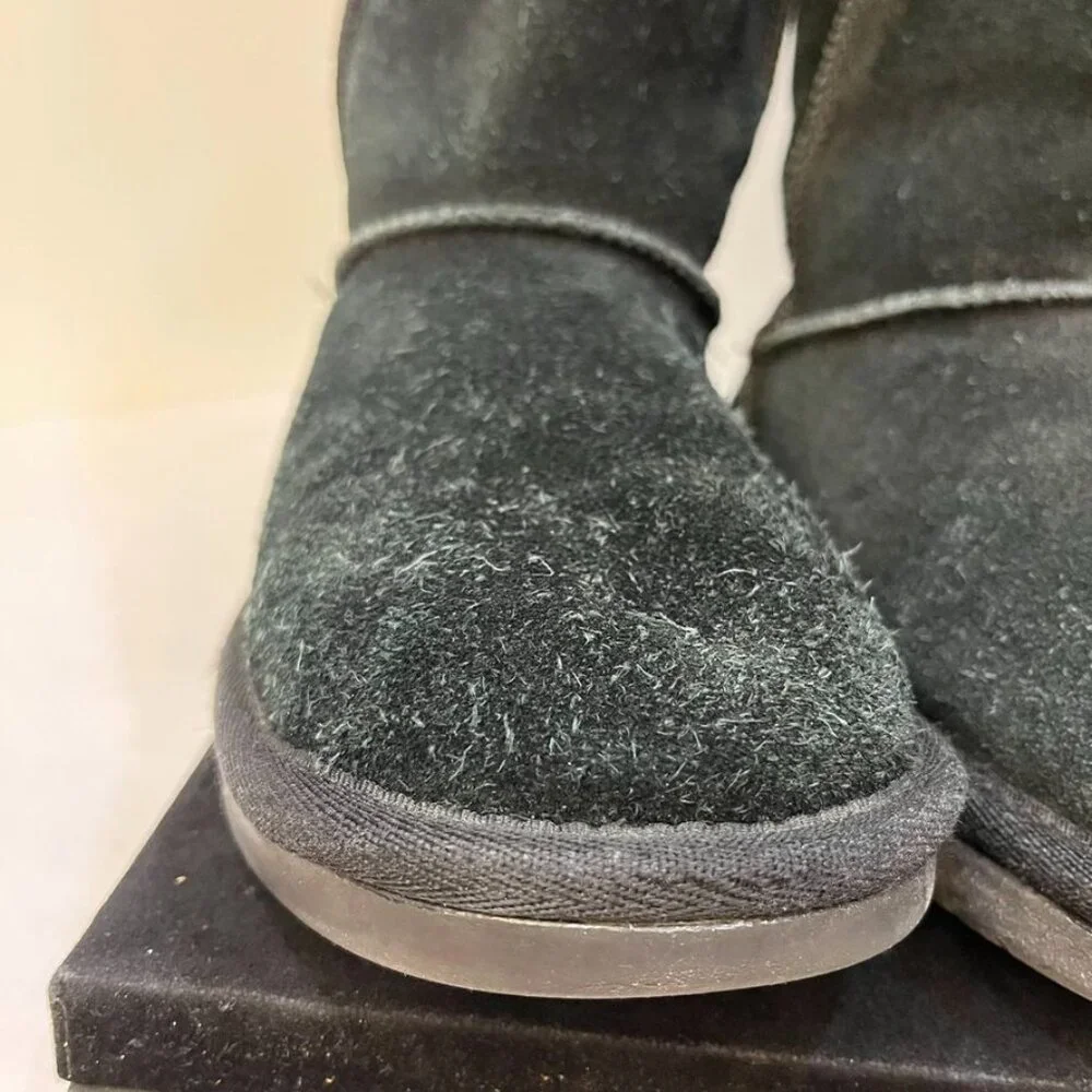 Koolaburra by UGG Suede Mid-Calf Boots Black Size 2